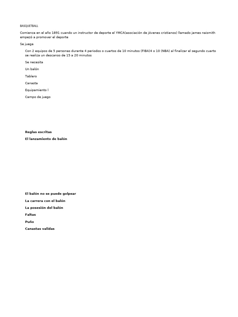 BASQUETBALL Diana Paola Reyes Medina 3a | PDF