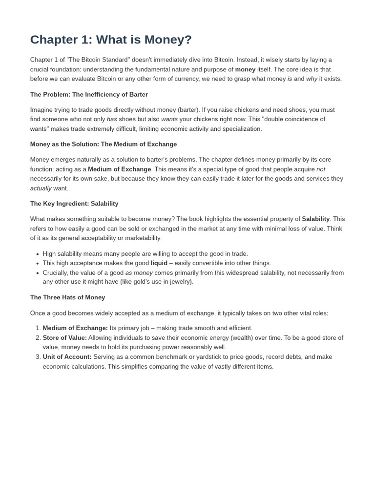 Bitcoin Standard | PDF | Money | Business Cycle