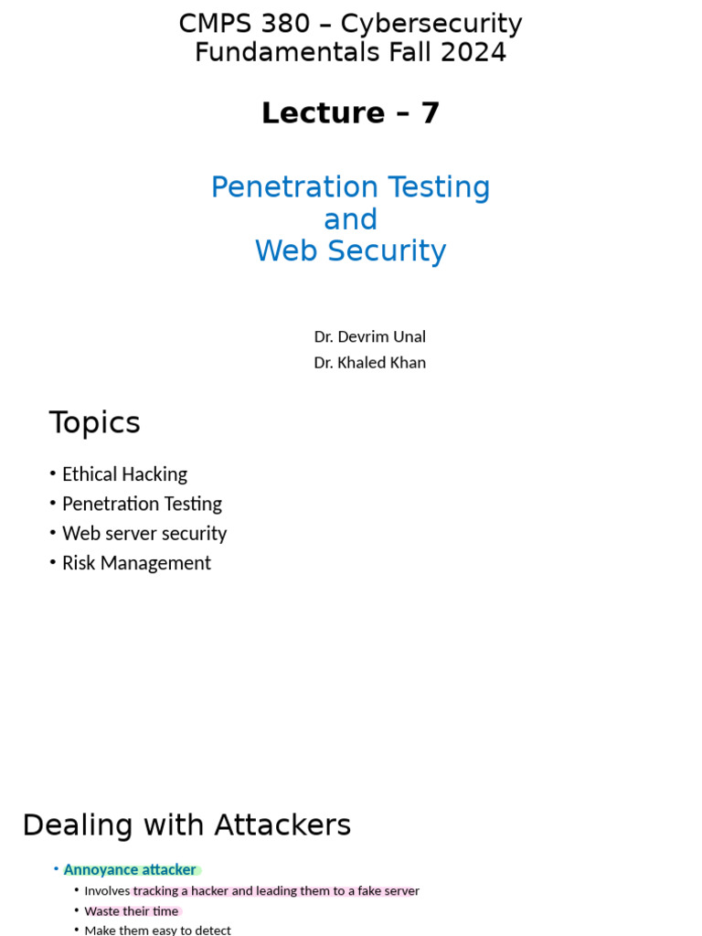 7 Penetration Testing (1) - Tagged | PDF | World Wide Web | Internet & Web