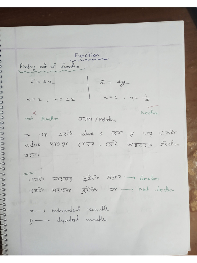 Function 1 Note | PDF