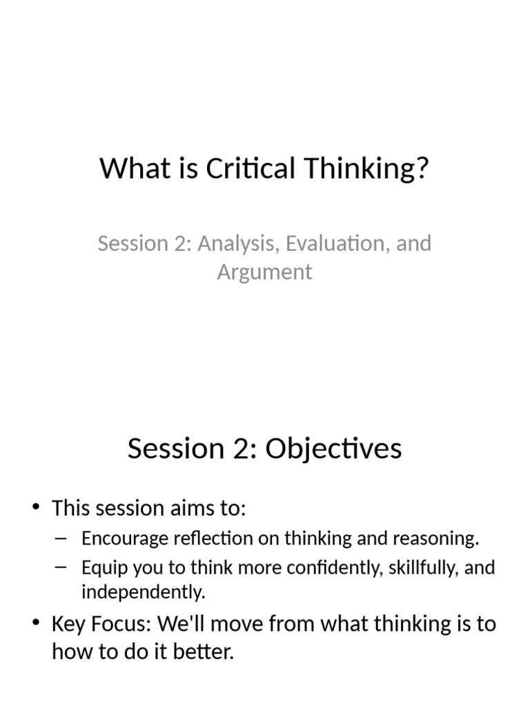 Mastering Critical Thinking Skills | PDF | Critical Thinking | Thought