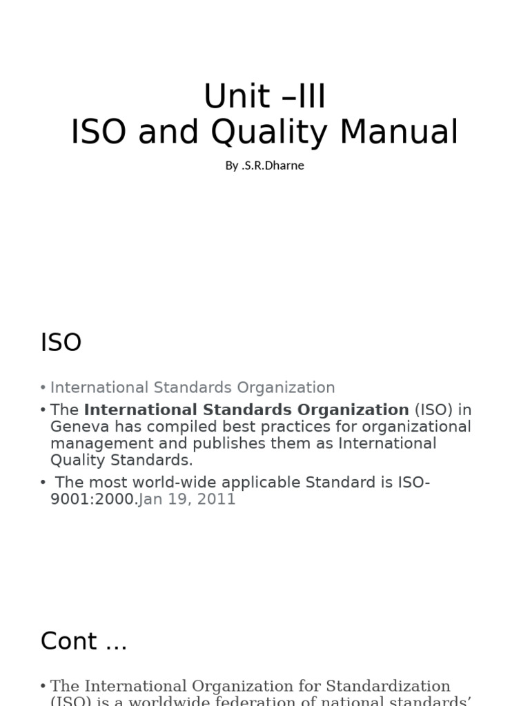 ISO 9000 Quality Management Overview | PDF