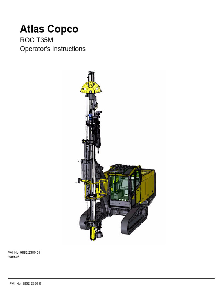 ROC T35M Operator's Instructions Guide | PDF | Pump | Mechanical ...