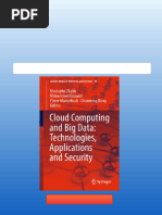 Cloud Computing and Big Data: Technologies, Applications and
