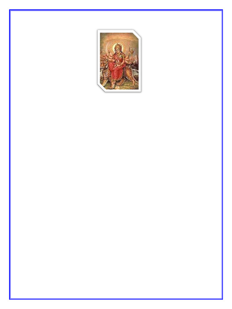 Shri Durga Aarti by Swami Shivananda | PDF