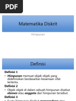 Matematika Diskrit - Himpunan