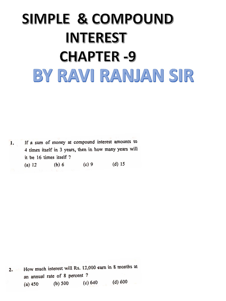 Si Ci Book by Ravi Ranjan Sir | PDF