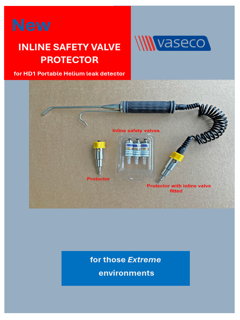 Inline Safety Valve Protector for Helium | PDF