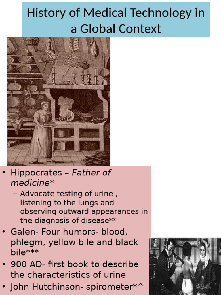 Evolution of Medical Technology History | PDF | Pathology | Medicine