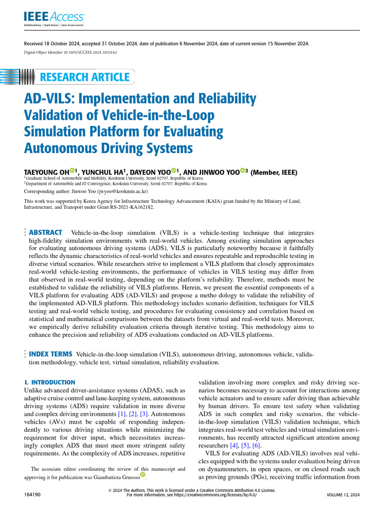 AD-VILS: Validating Autonomous Driving Systems | PDF | Simulation ...