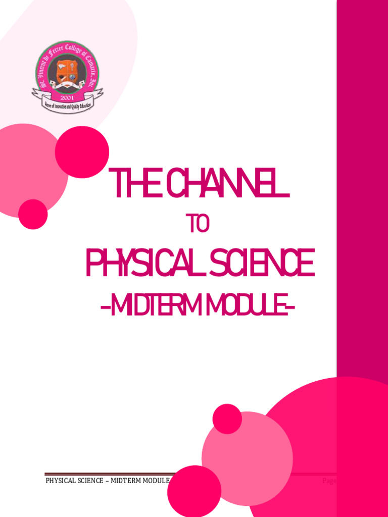 Physical Science Midterm Study Guide | PDF