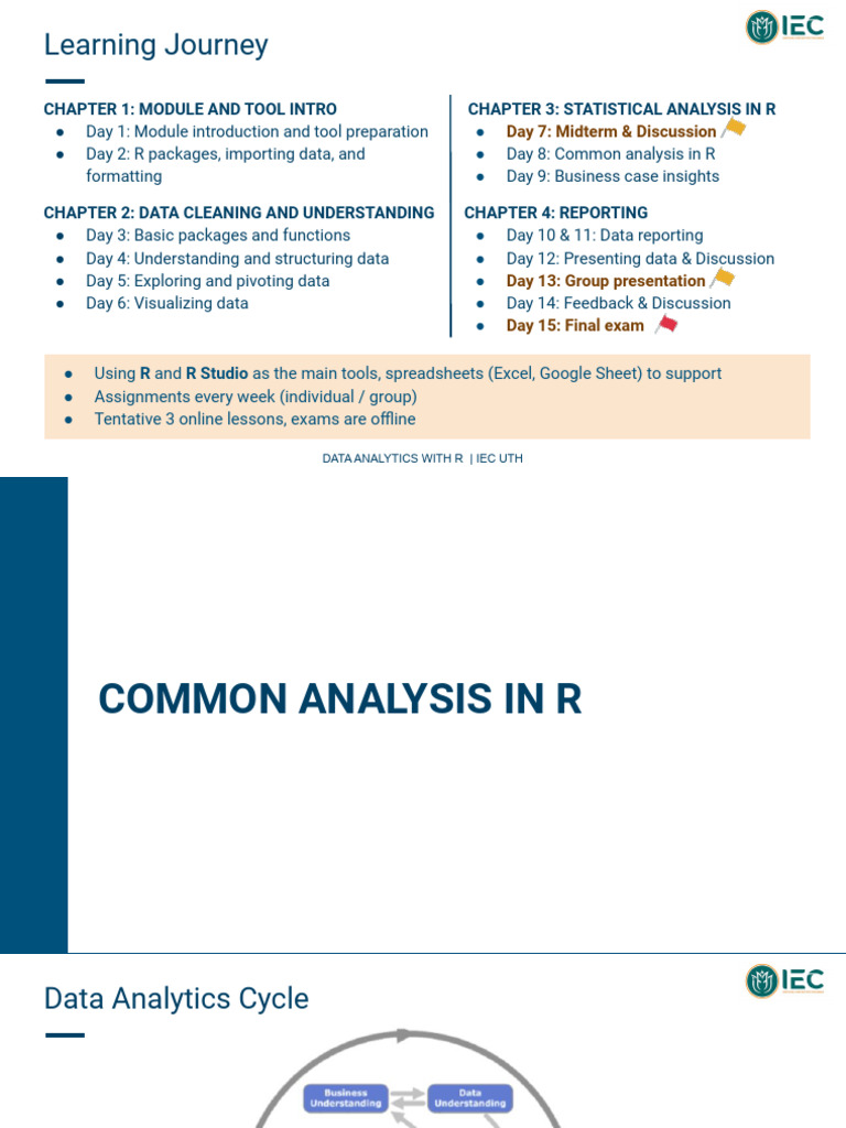 Data Analysis vs Reporting in R | PDF | Analytics | Data