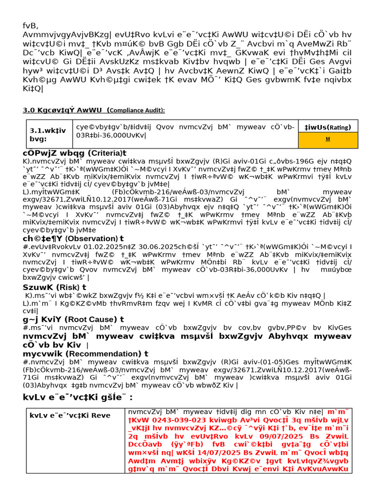Batajore Branch BM Report Reply Negative Information | PDF