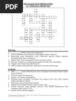 Silang Kata Ting 2 Terbaru (Soalan Dan Jawapan)