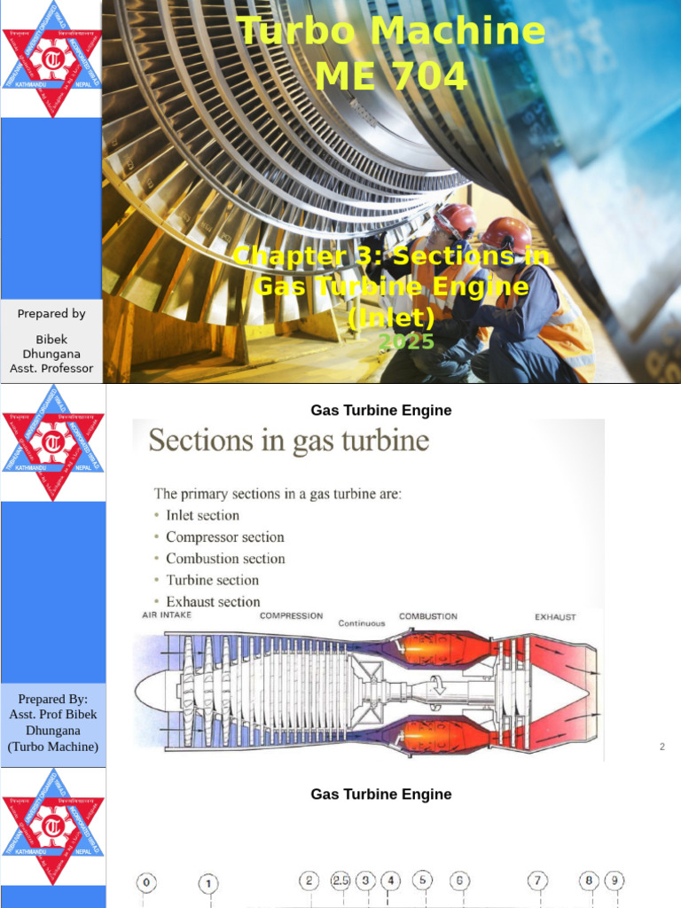 Gas Turbine Engine Inlet Sections Overview | PDF | Turbocharger ...