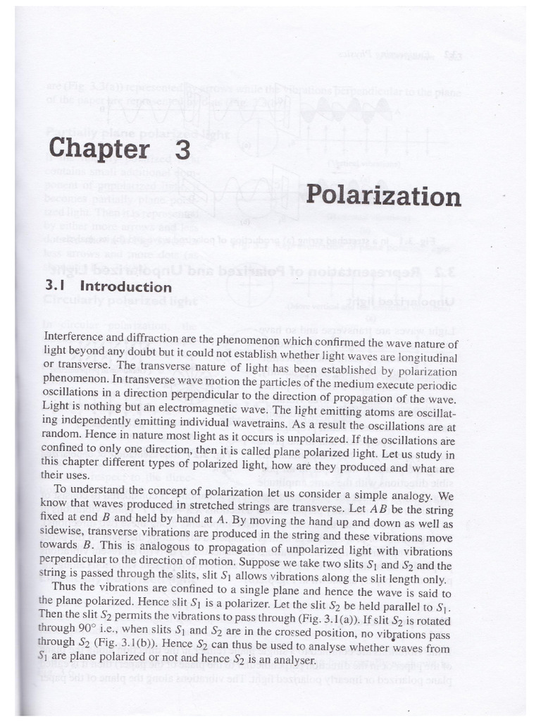 Polarization Notes (Refer This For Exam) | PDF
