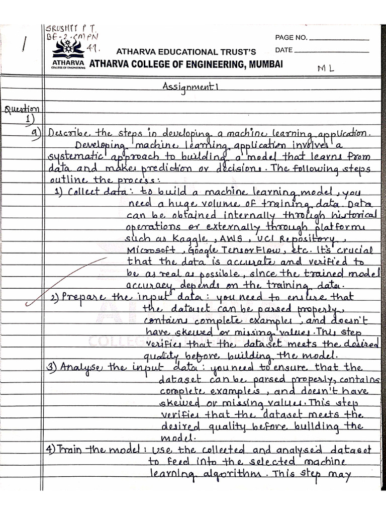ML Assignment 1 | PDF