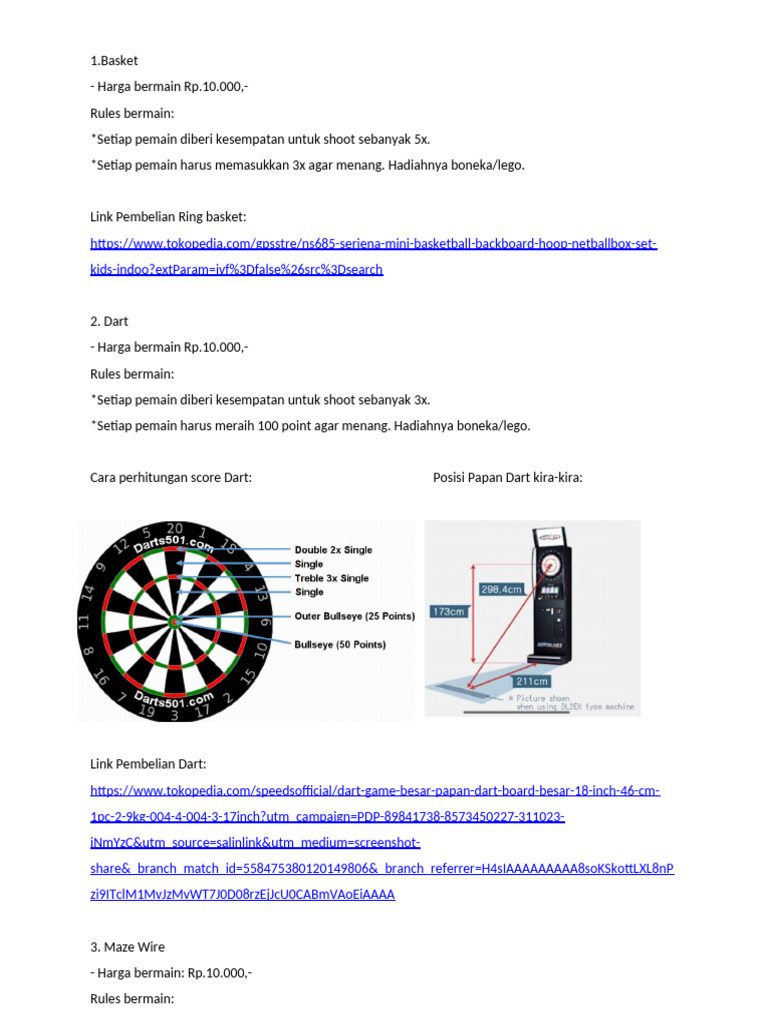 Games Rules and Point | PDF