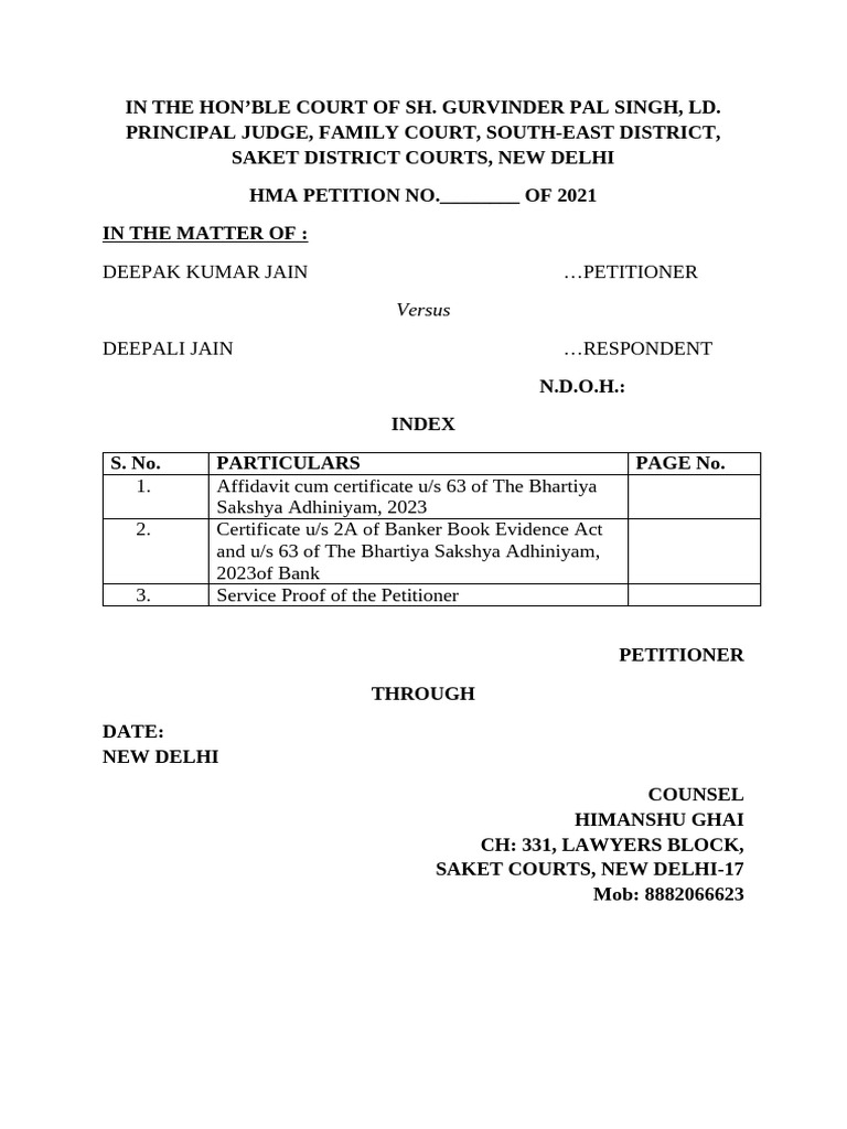 65B Certificate Format for Evidence | PDF