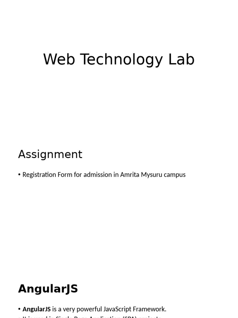 Web Technology Lab 08-05-2021 | PDF