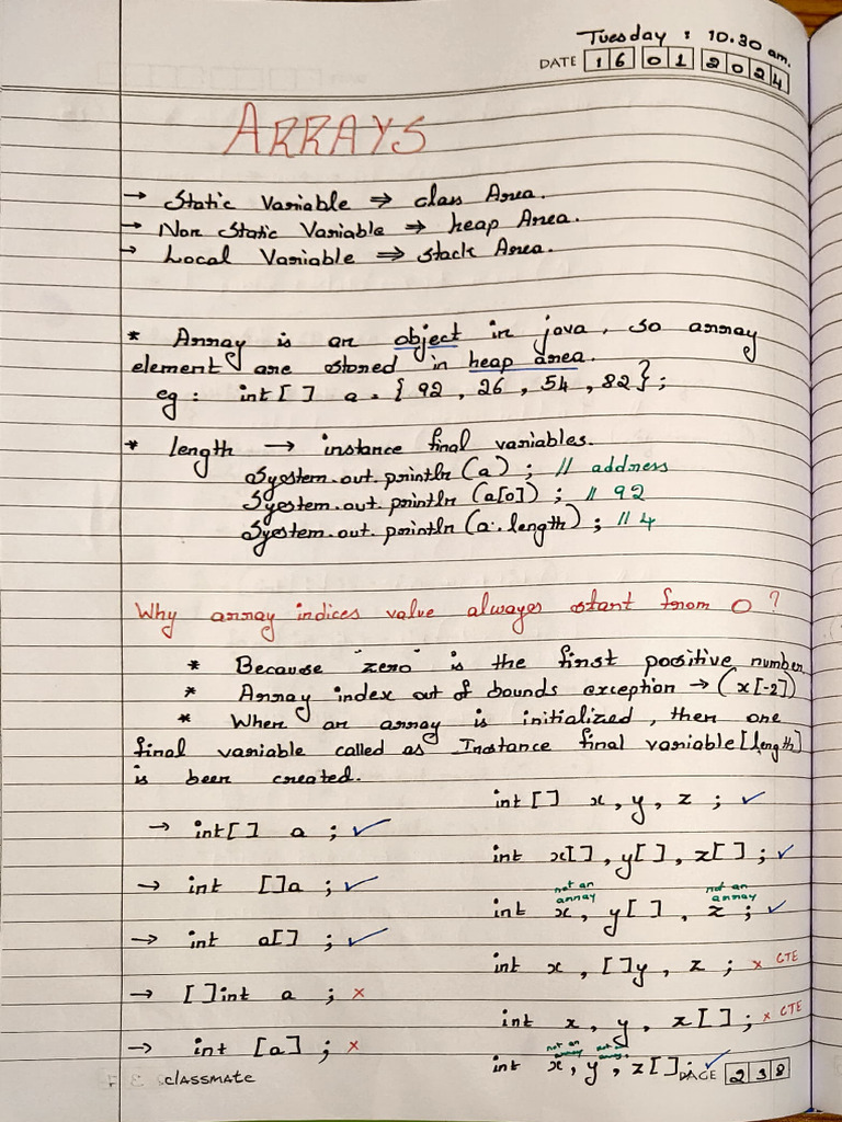 Arrays | PDF