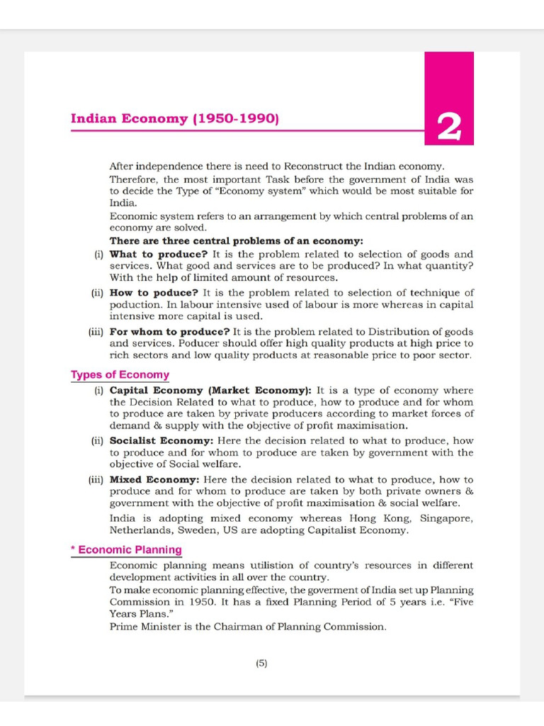 Indian Economy Xii | PDF