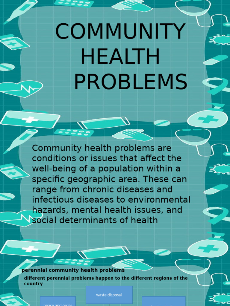 Community Health Problems Overview | PDF