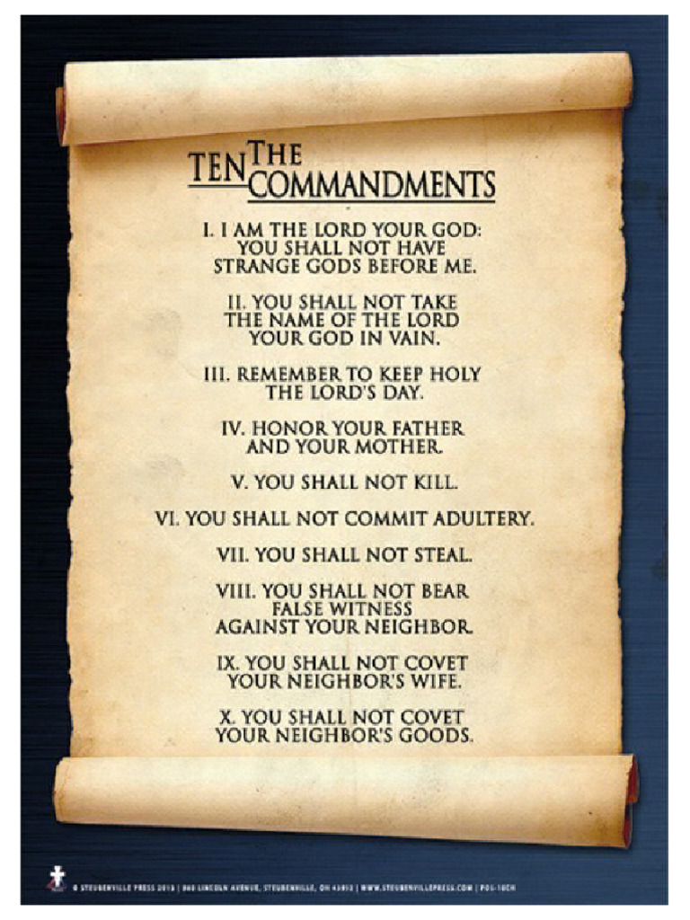 10 Commandments | PDF