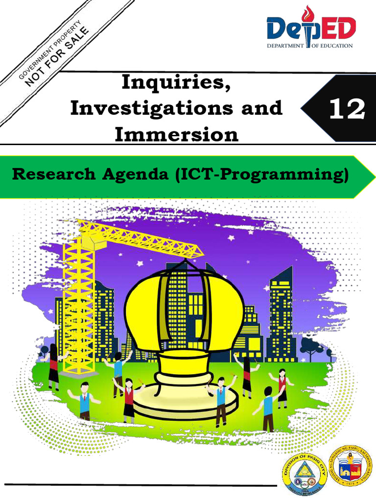 ICT Programming Research Agenda Guide | PDF | Model–View–Controller ...