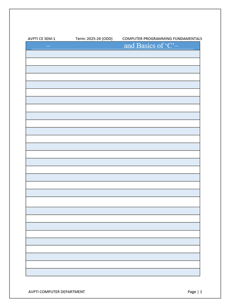 Computer Programming Fundamentals Guide | PDF | Pointer (Computer ...