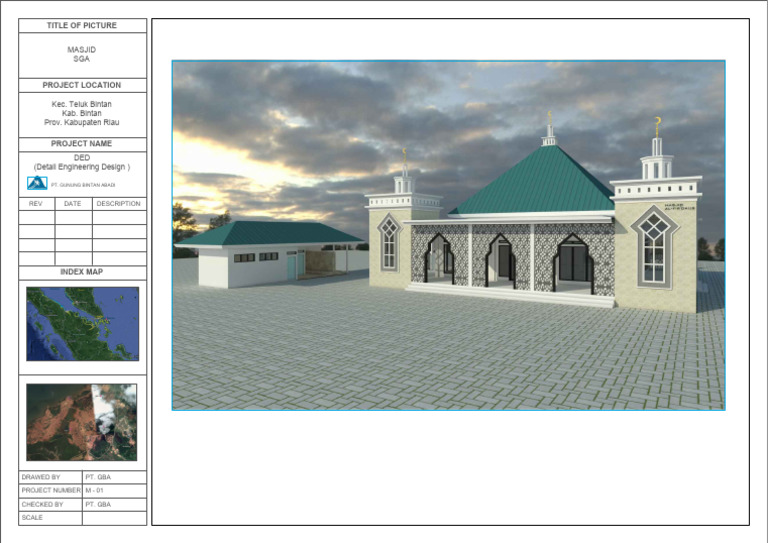 Masjid Petrokimia Gresik Design Document | PDF