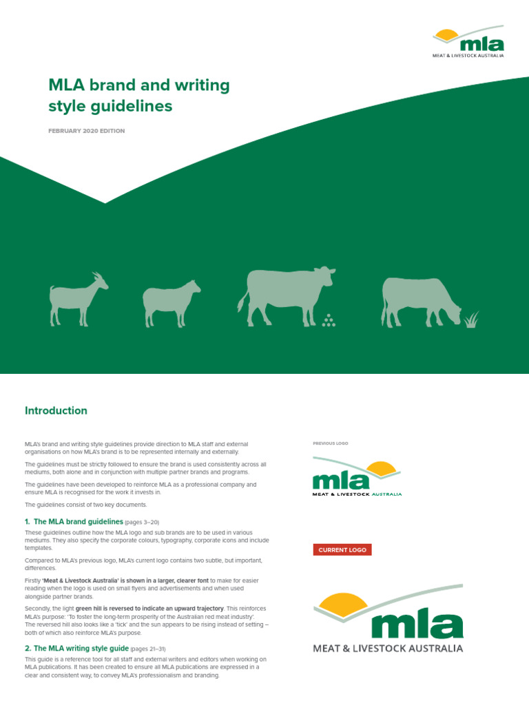 MLA Brand and Style Guidelines | PDF | Brand | Logos