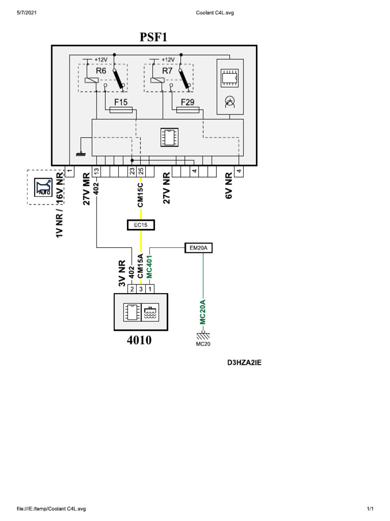 Coolant Level Sensor C4L | PDF