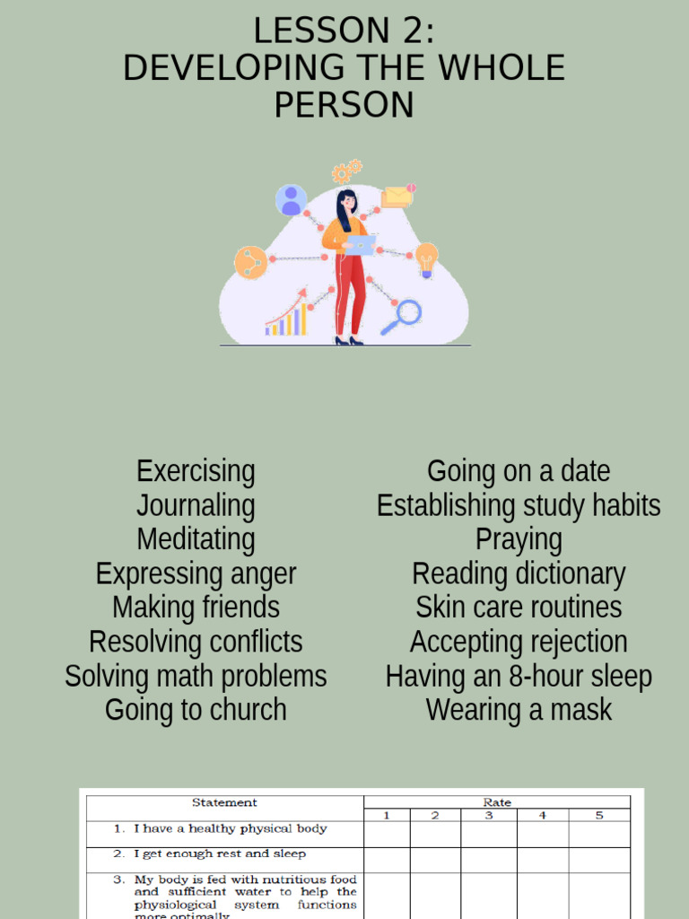 Whole Person Development Guide | PDF | Thought | Feeling