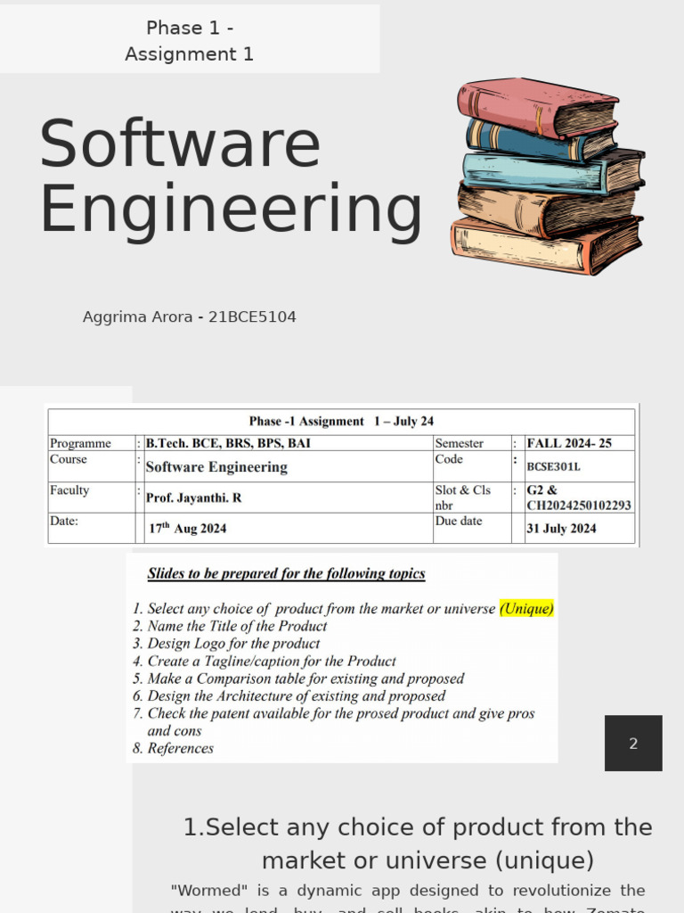Phase 1 Software | PDF