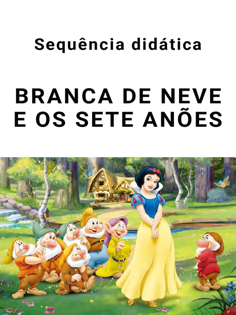 Atividades Branca de Neve Educação Infantil | PDF