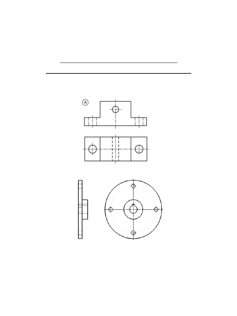 Machine Drawing Assignment Guide | PDF