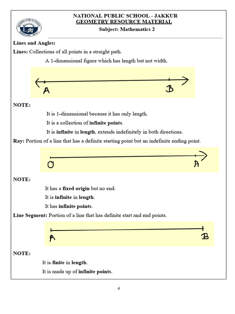 GeometryResourceMaterials 67267 | PDF | Line (Geometry) | Elementary ...