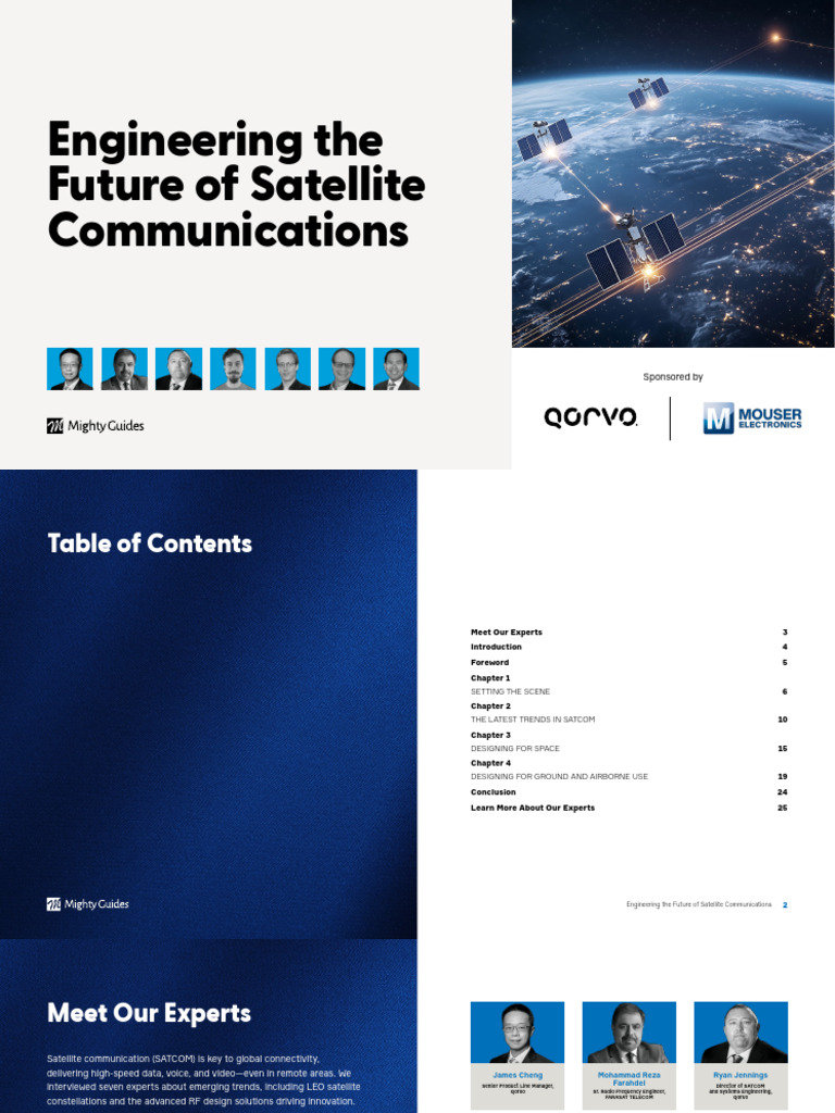 Future Trends in Satellite Communications | PDF | Communications ...