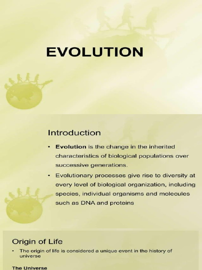 Evolution | PDF