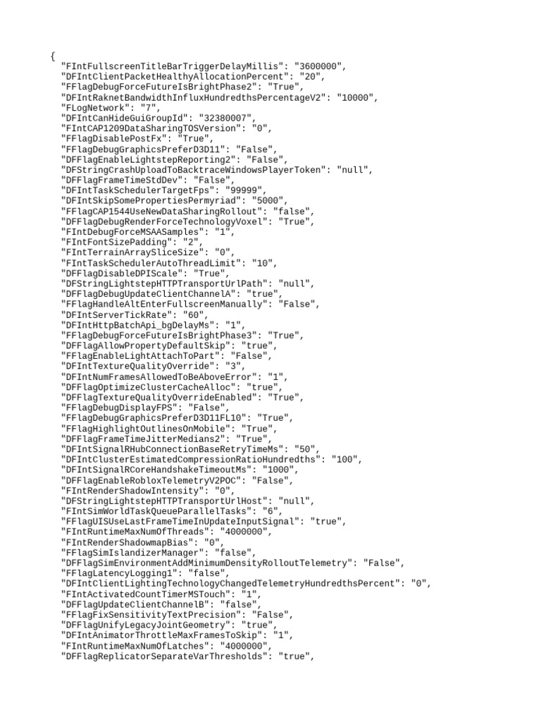 Roblox Performance Optimization Settings | PDF | Statistical Inference ...