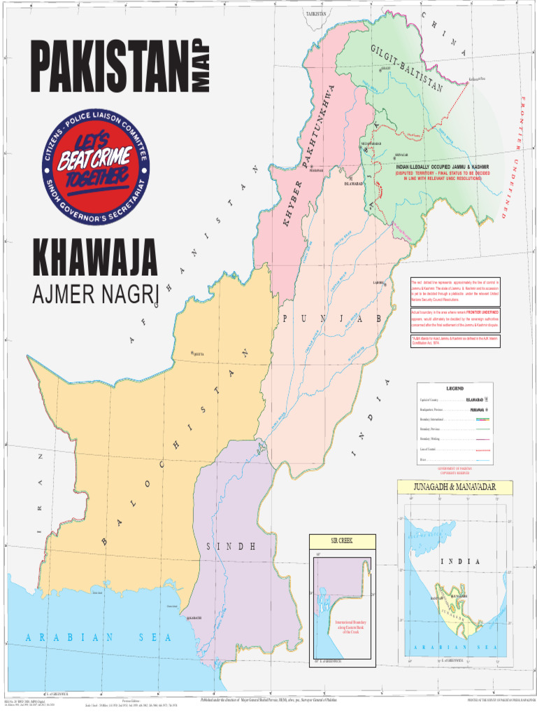 Pakistan-Kashmir Line of Control Map | PDF | Government Of Pakistan ...