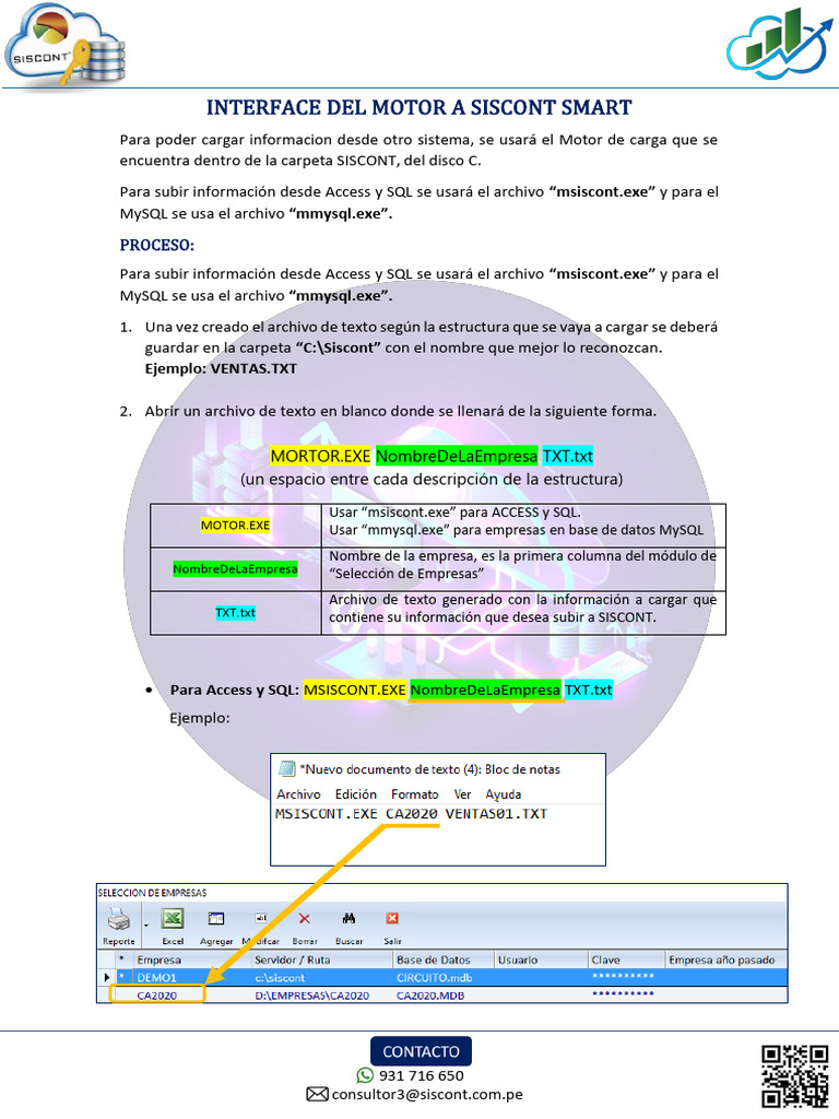 12.2. Interface Del Motor A Siscont Smart | PDF | Archivo de ...