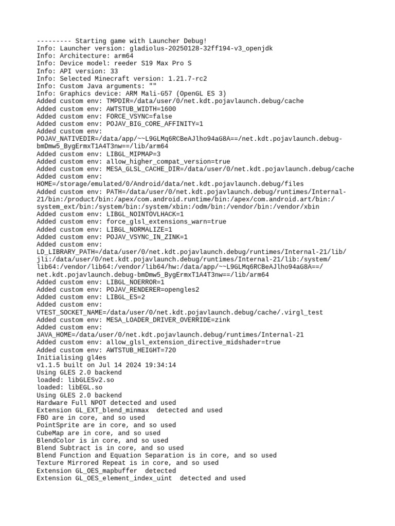 Minecraft Launch Error: JNA Incompatibility | PDF | Software | Computing