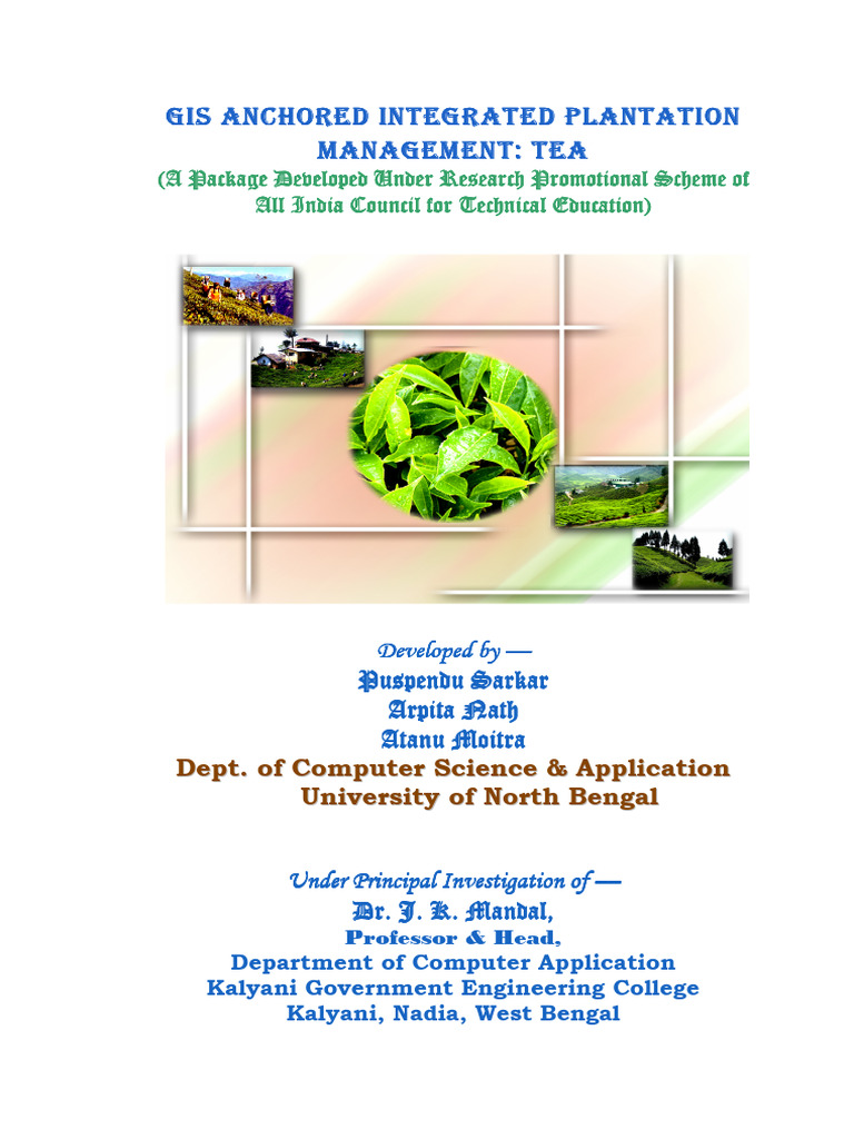 GIS-Based Tea Plantation Management | PDF | Databases | Geographic ...