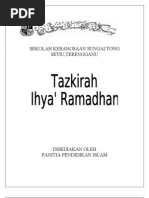 Tazkirah Ihya Ramadhan