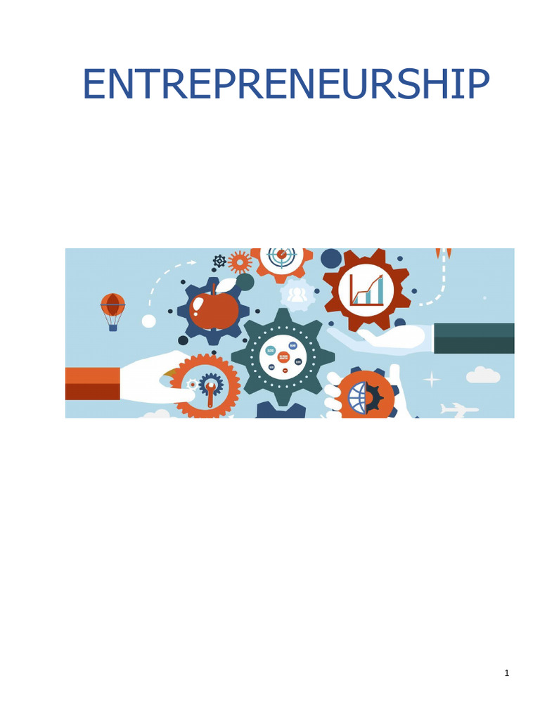 Entp Notes | PDF | Entrepreneurship | Sole Proprietorship