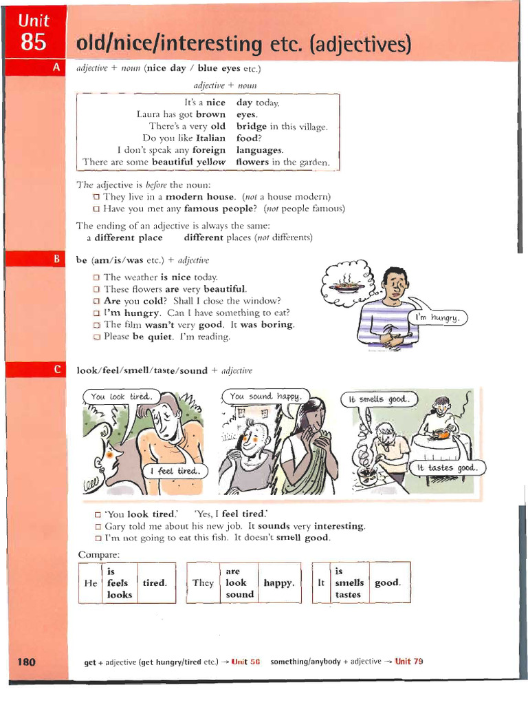 Essential Grammar In Use Basico Adjectives Pdf
