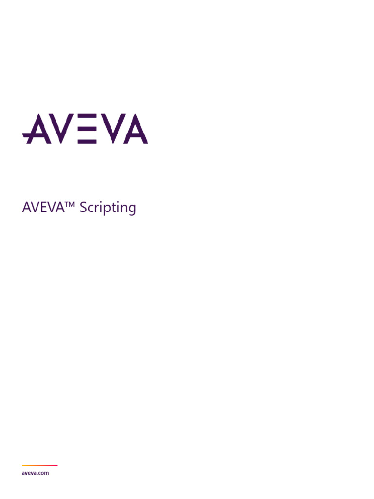 AVEVA Scripting Guide and Functions | PDF | Computing | Computer ...