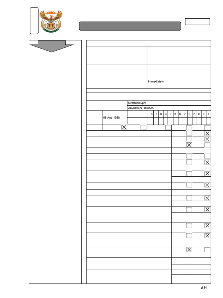 Editable Approved New Z83 Form Gazetted 6 Nov 2020 | PDF | Criminal ...